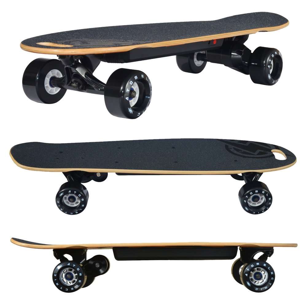 Atom Electric B10X All-Terrain Longboard Skateboard - 90Wh Lithium Battery - 1000W Motor